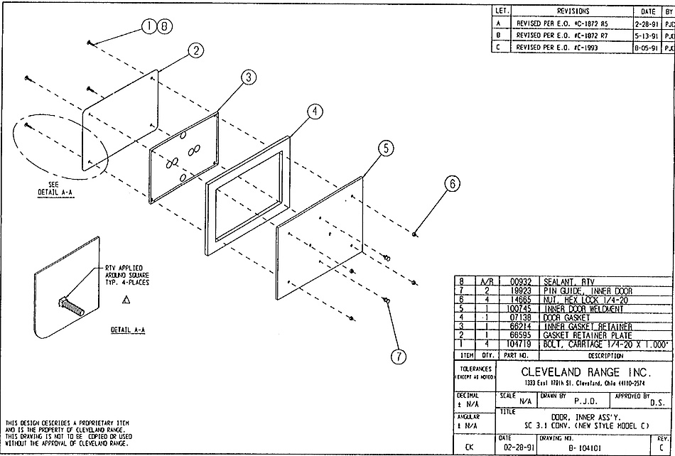 Cleveland Exploded View