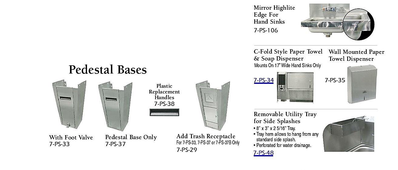 HAND SINK ACCESSORIES-1