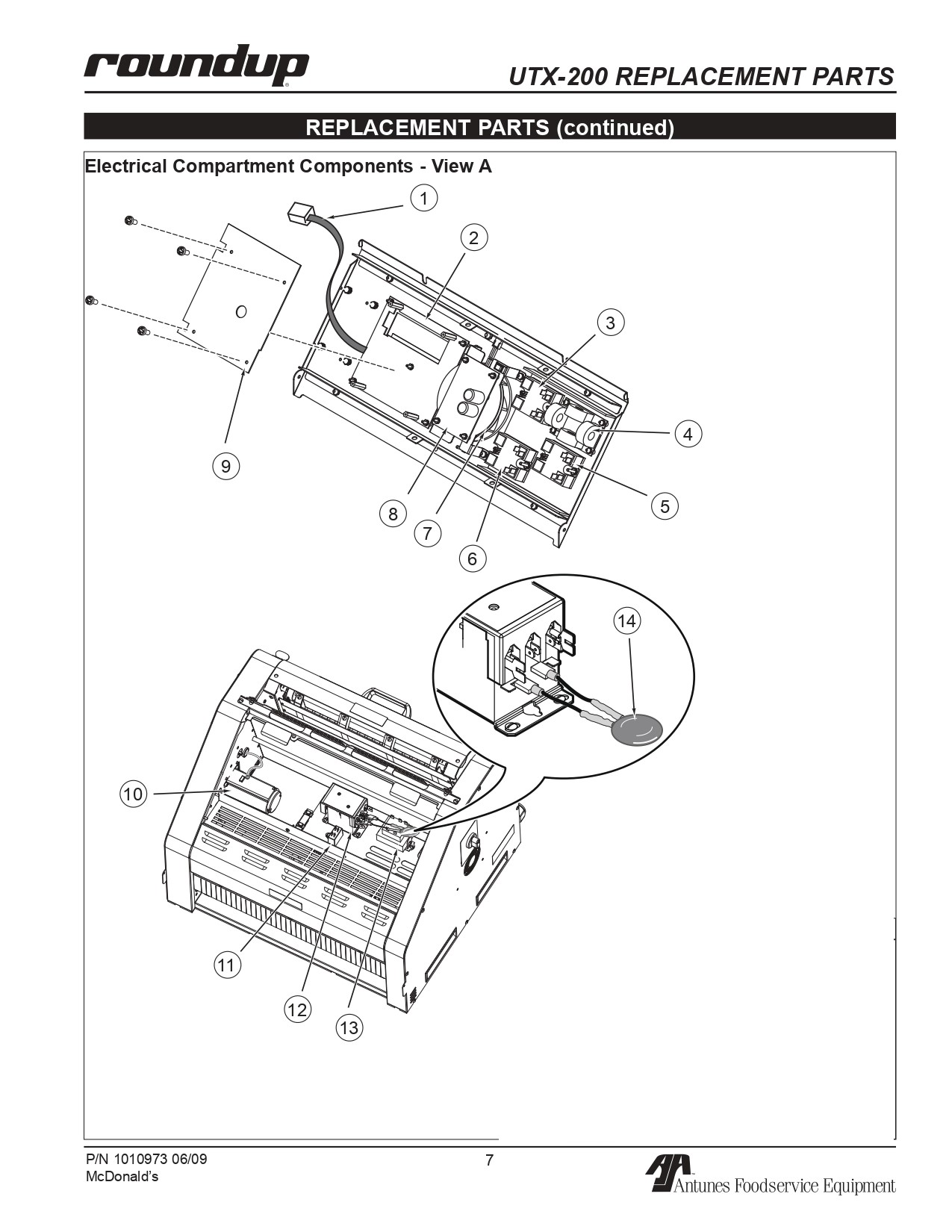 Electrical Compartment Components - View A