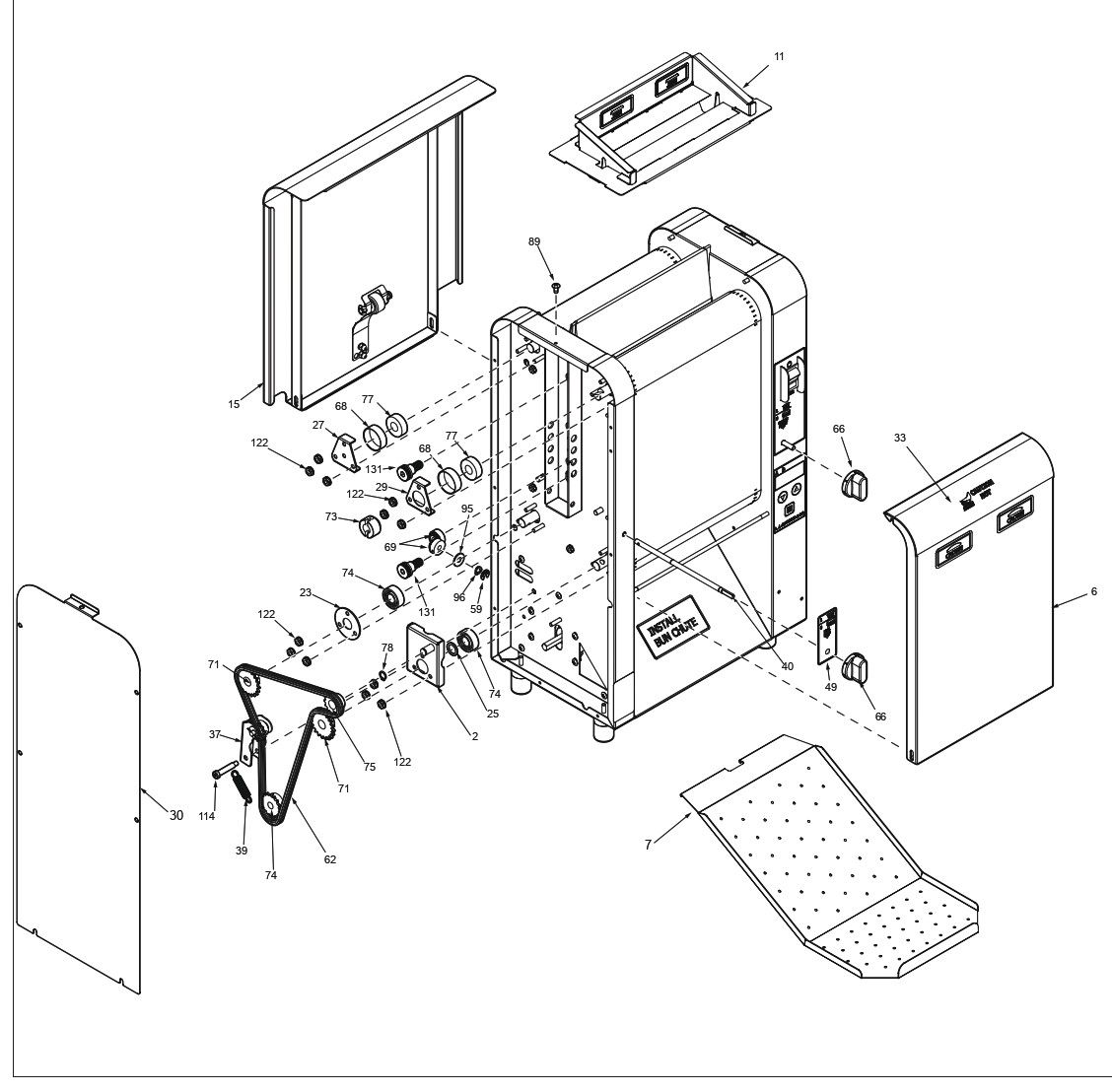 Replacement Parts-Exploded View 1