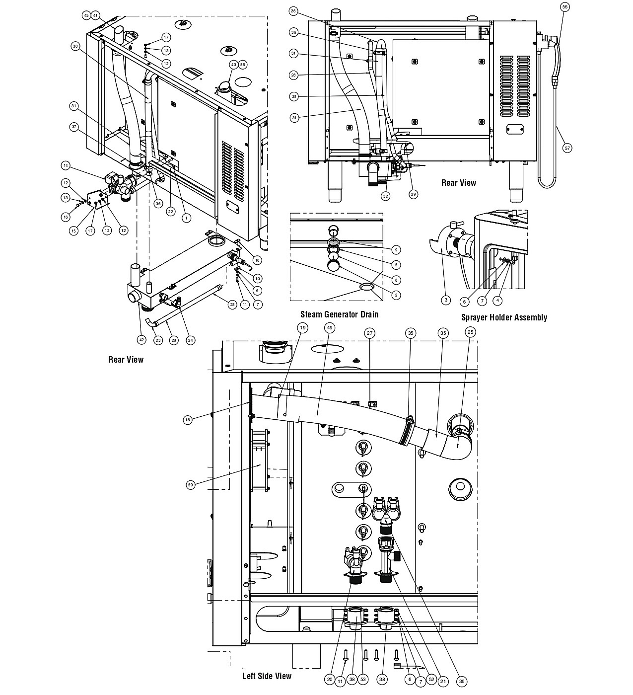 ES REAR & LEFT SIDE SERVICE PARTS � Au toCl e a n