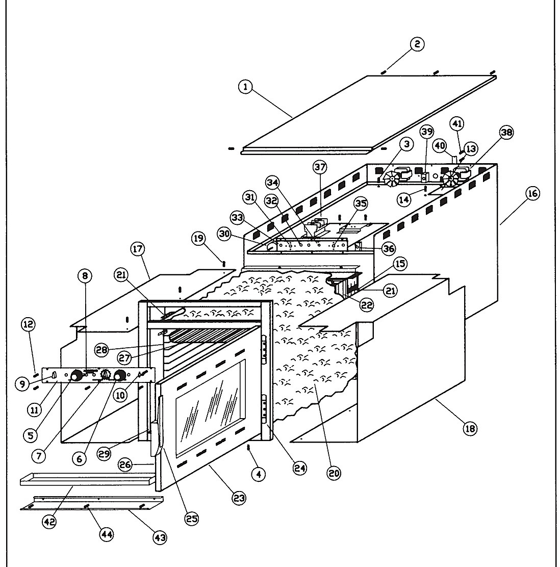 SERVICE VIEW PARTS LIST: CH-75/DM