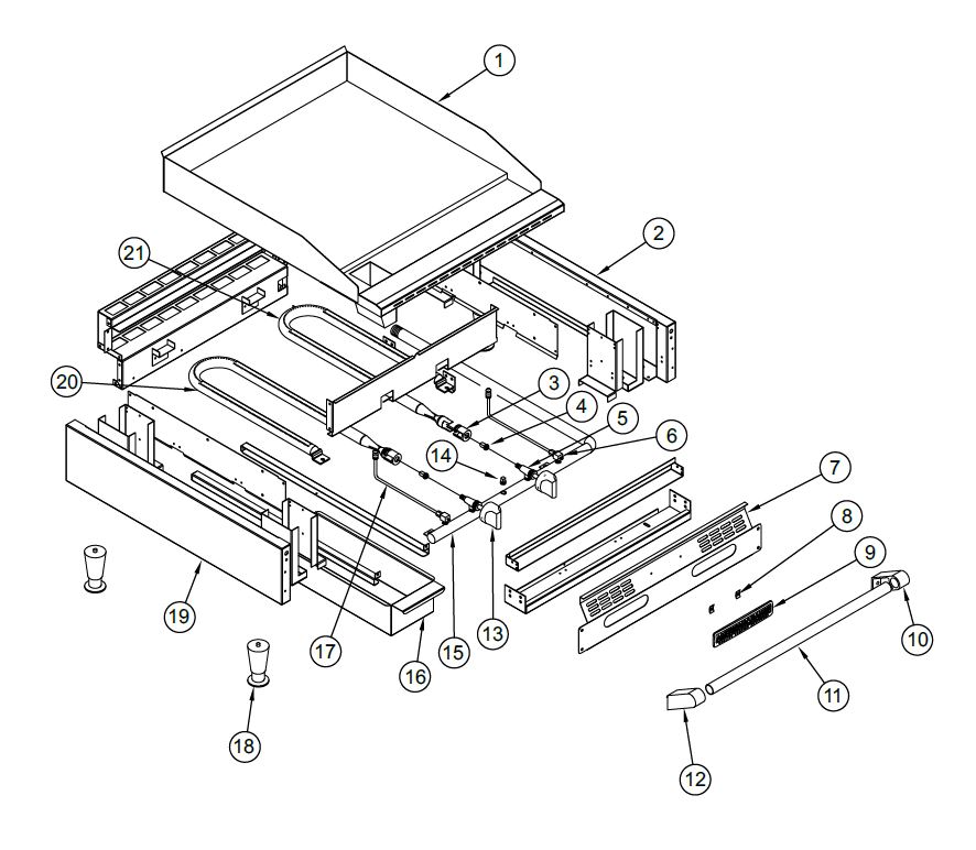 AEMG-72 Parts Breakdown