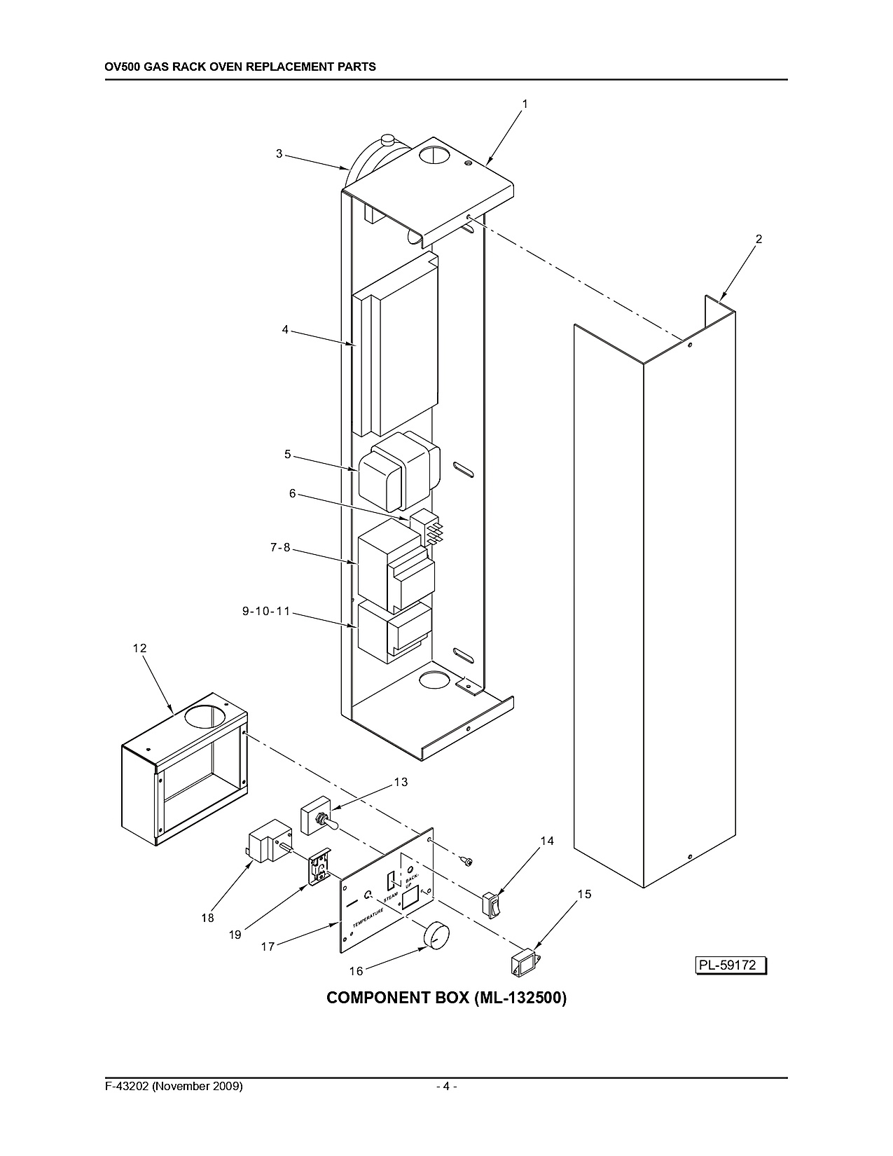 Baxter COMPONENT BOX (ML-132500)