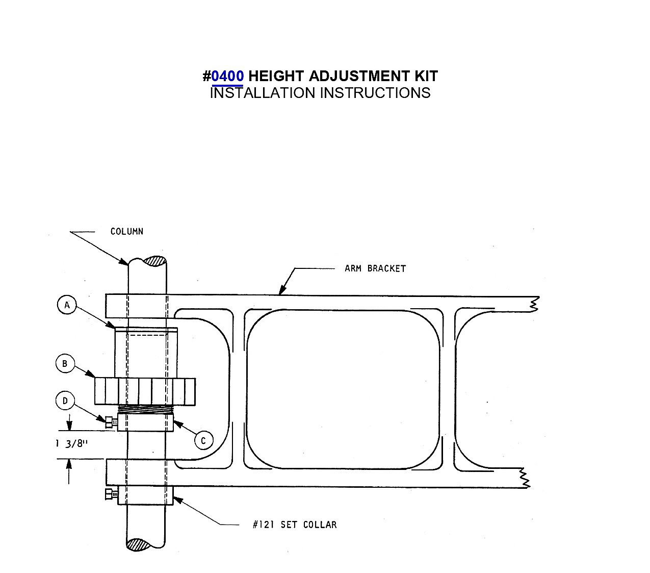 HEIGHT ADJUSTMENT KIT