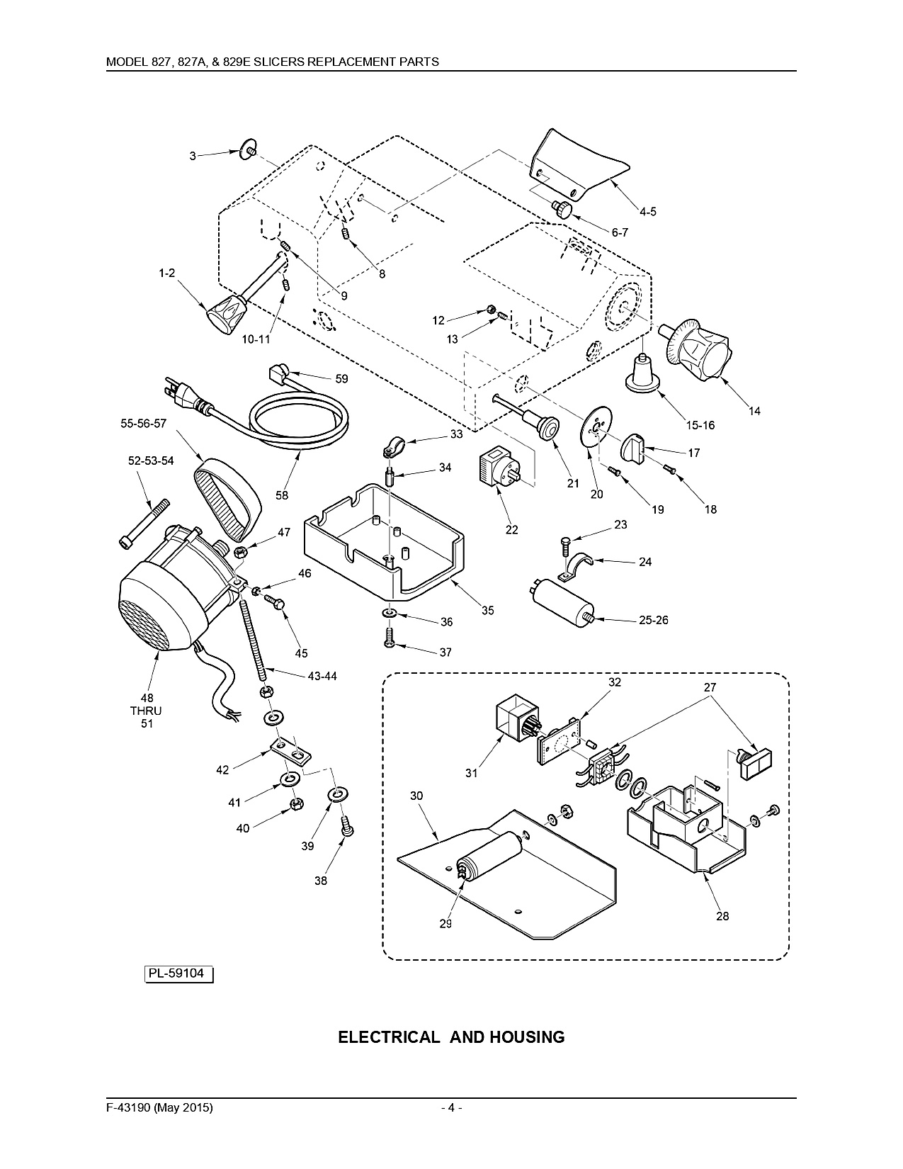 ELECTRICAL AND HOUSING