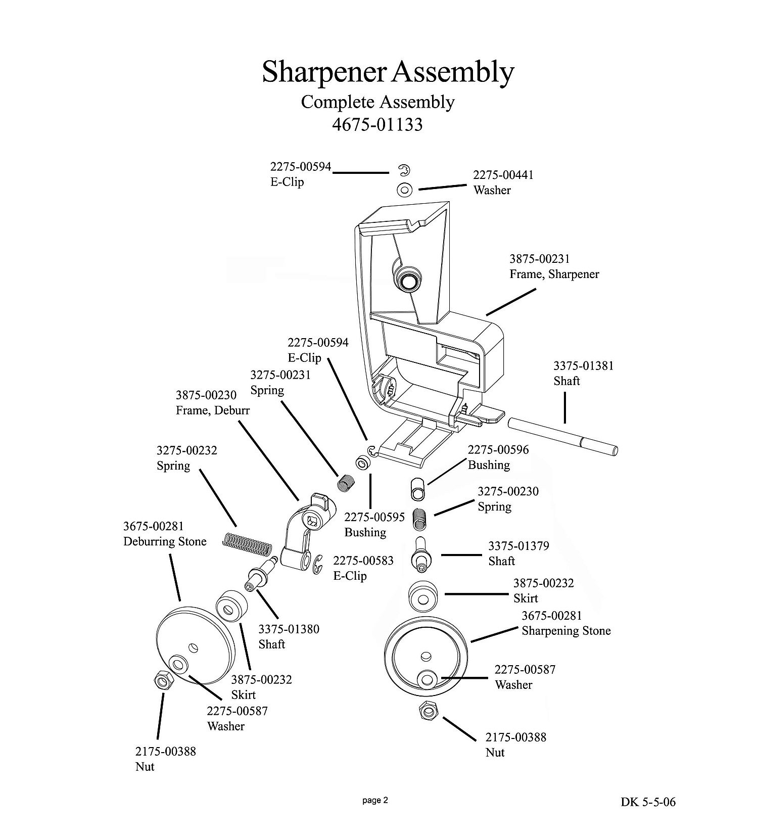 Sharpener Assembly