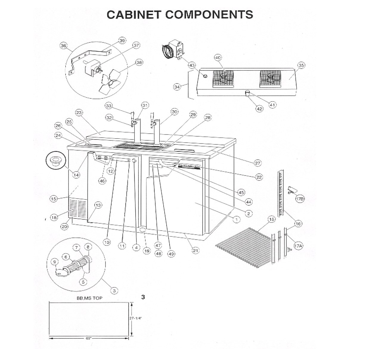 CABINET COMPONENTS