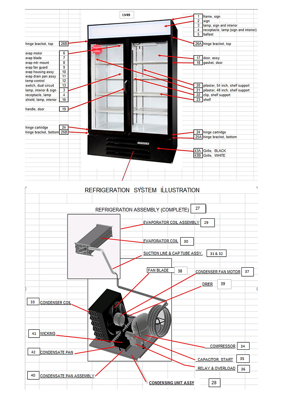 Refrigeration System Illustration