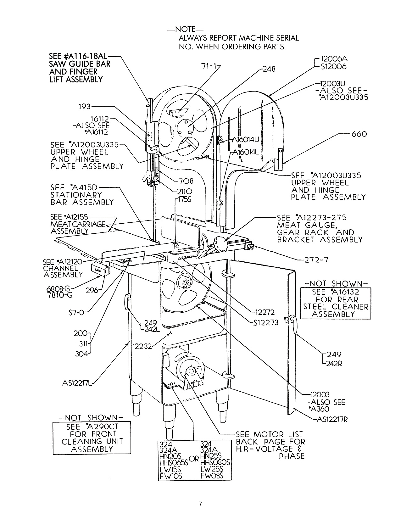 Guide bar and finger lift assembly-1