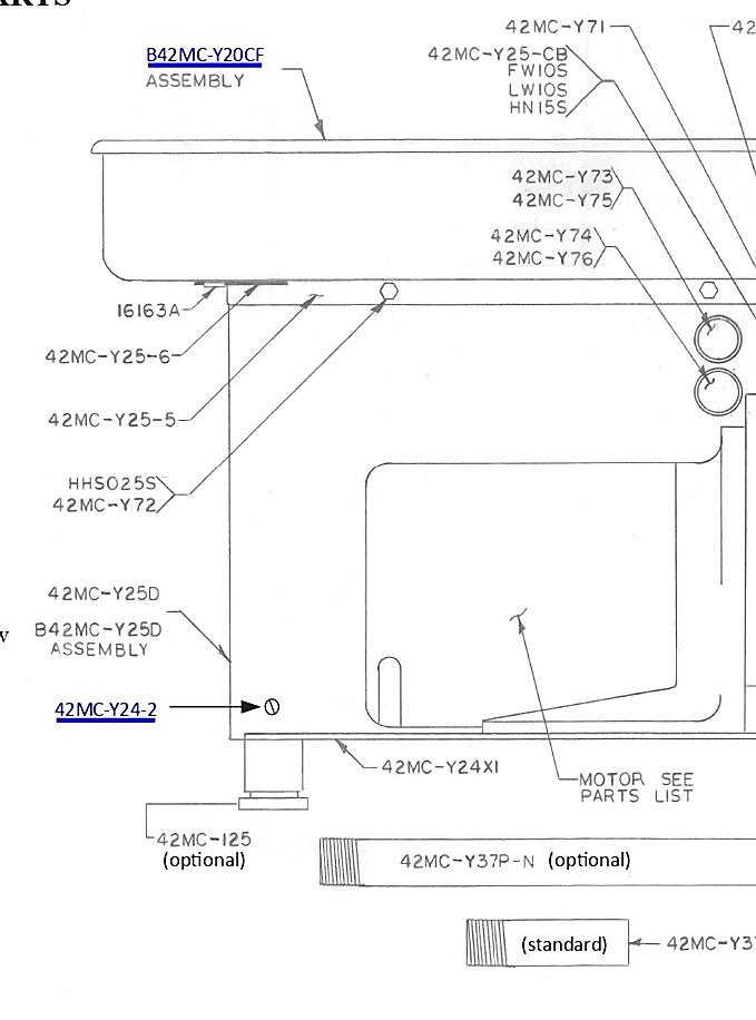 ASSEMBLIES FOr MODEL 6642 GrINDEr