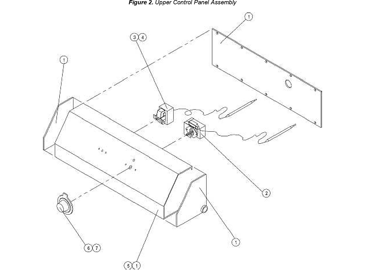 Upper Control Panel Assembly