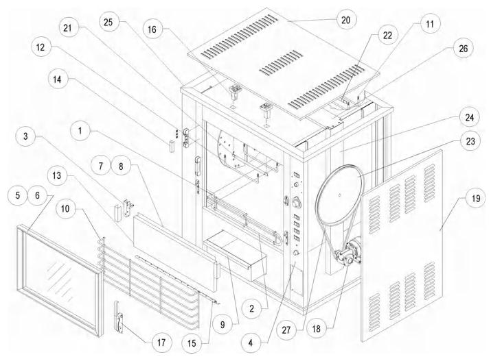 Oven Parts Exploded View