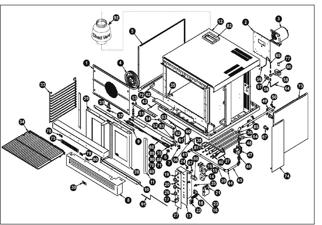 EXPLODED VIEW & PARTS LIST