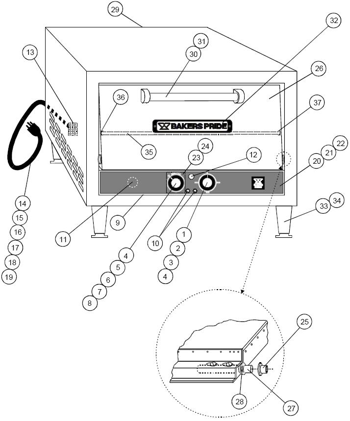BK18 Exterior - Door - Controls (Rotary Timers)