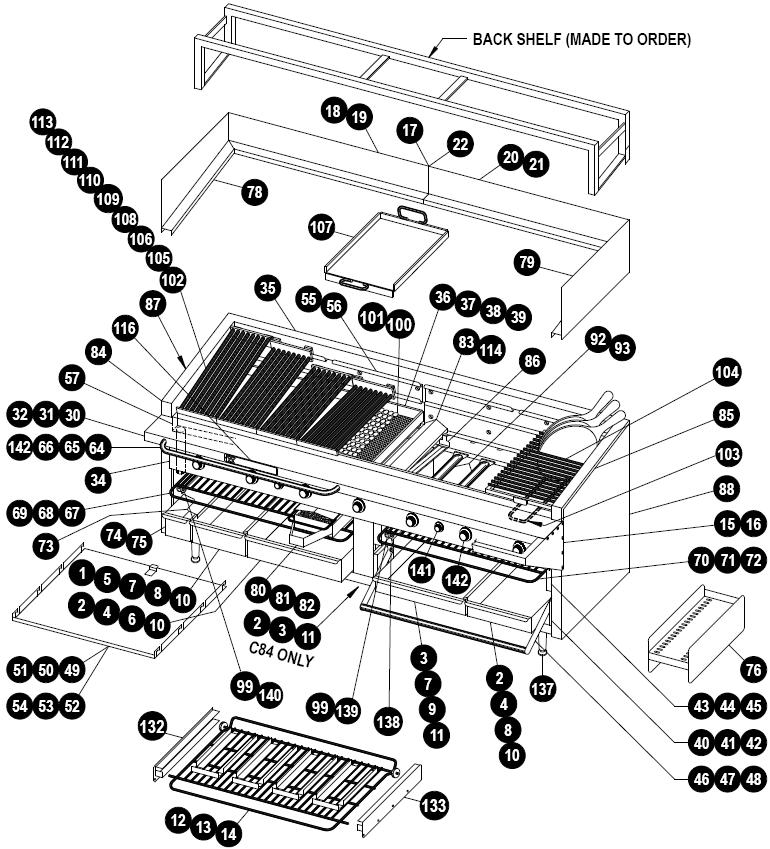 C84-C-R Exploded View