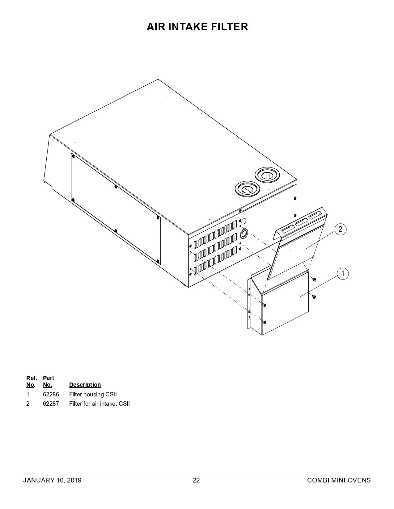 AIR INTAKE FILTER