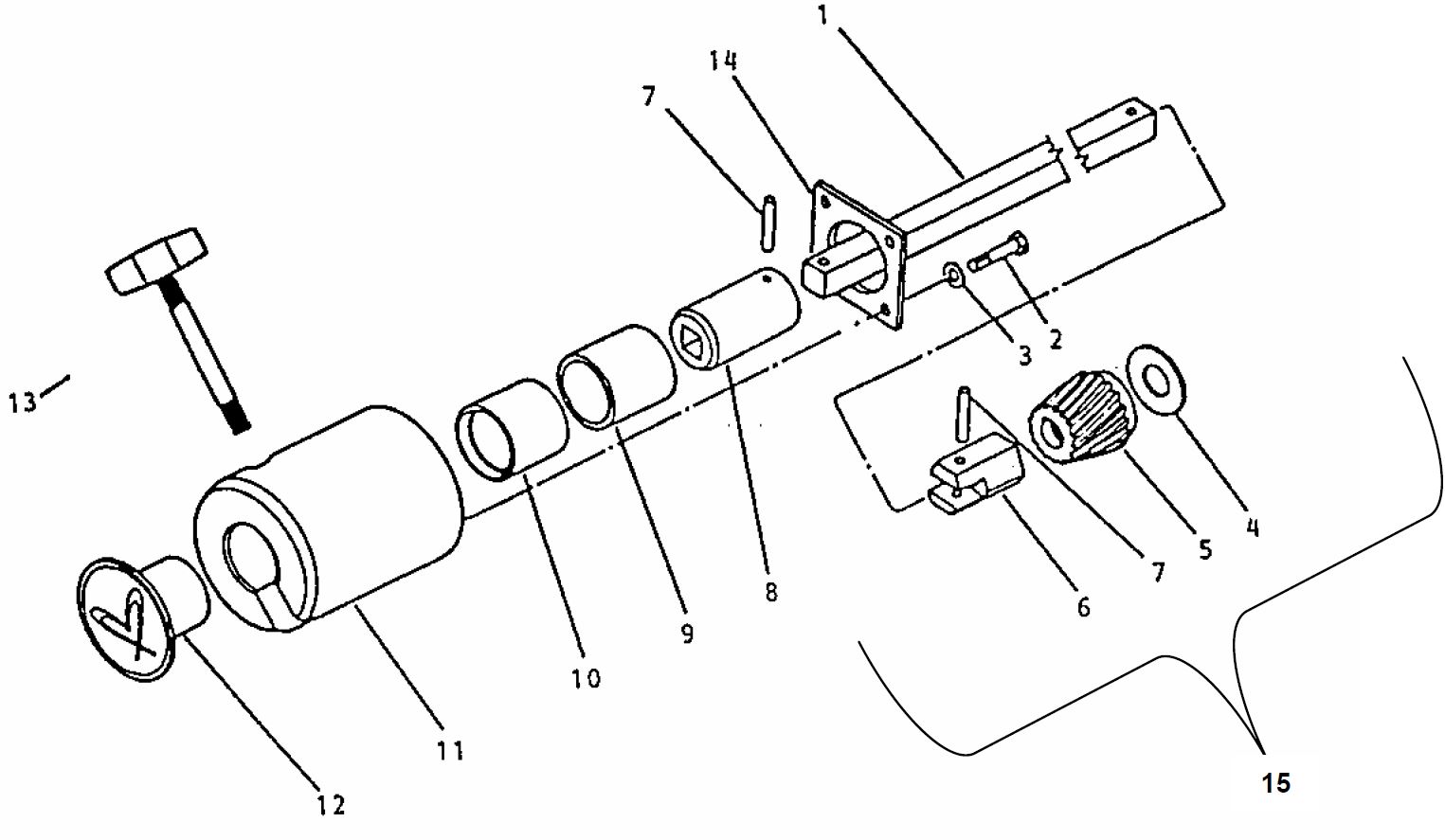 DD-60 Auxilary Hub Assembly