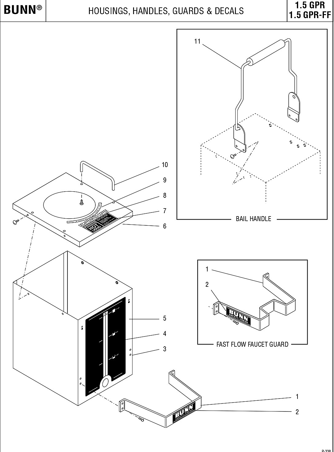 HOUSINGS, HANDLES, GUARDS & DECALS