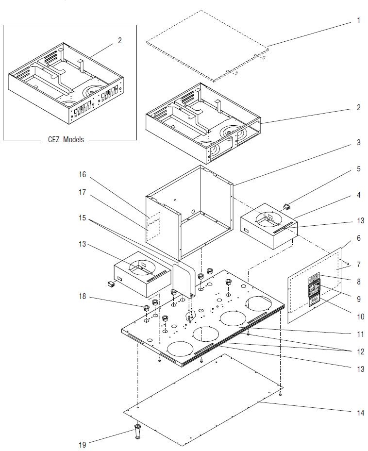 CEZ Covers, Hood, Trunk, Panels and Base - 0-6 Models