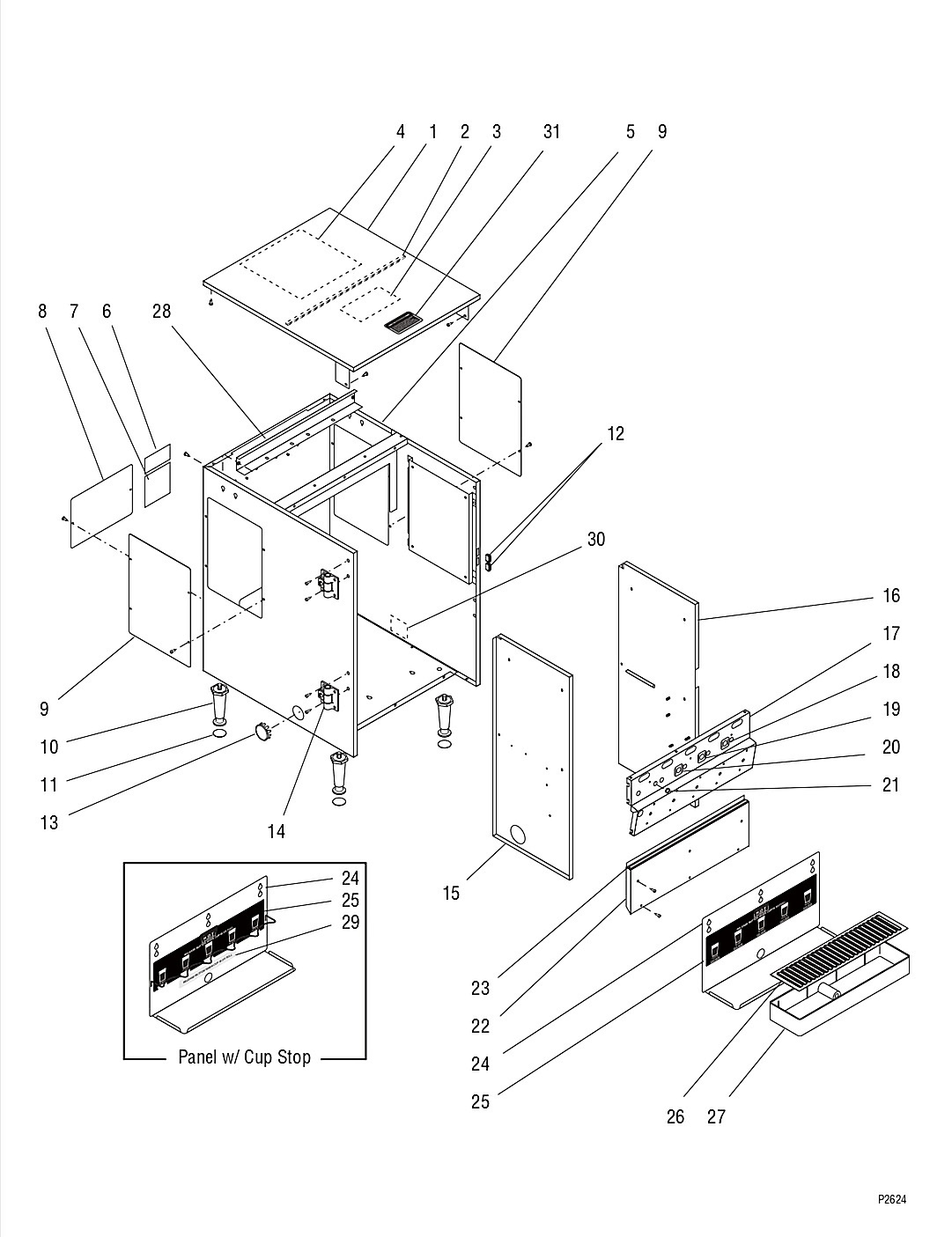 COVERS, PANELS & DRIP TRAY