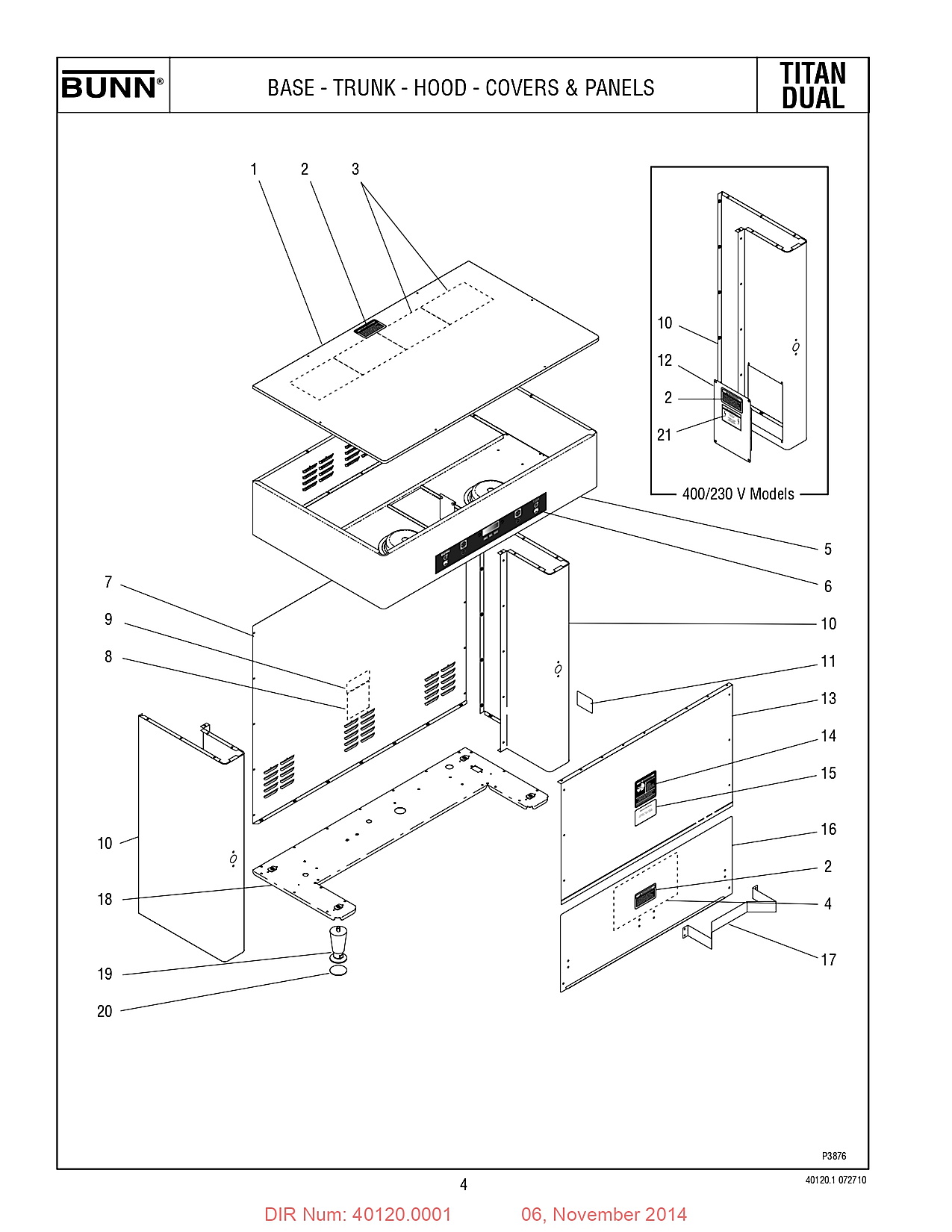 BASE - TRUNK - HOOD - COVERS & PANELS