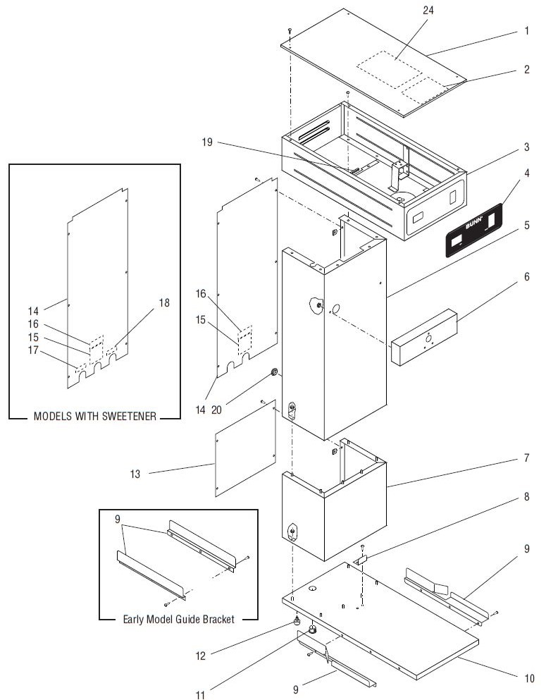 TU3 Top Cover Hood Trunk Base and Panels