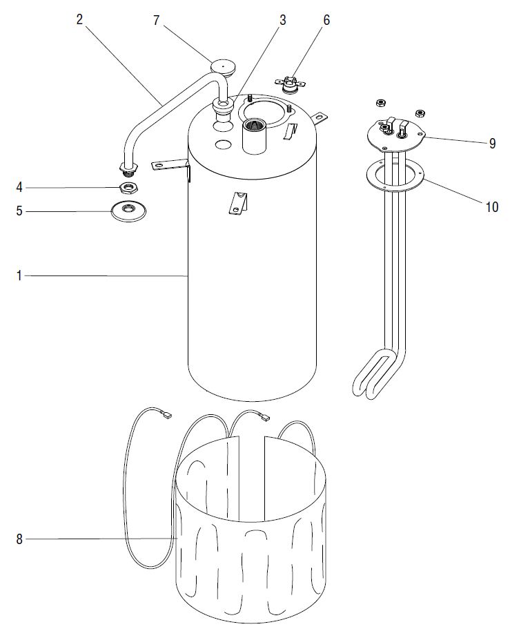 VPS 3 Tab Tank and Components