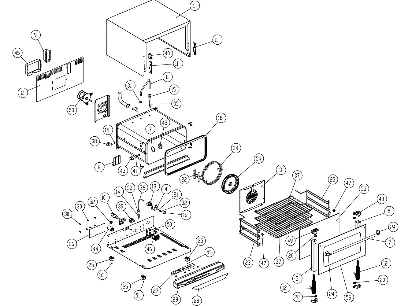EXPLODED VIEW DISEGNO ESPLOSO