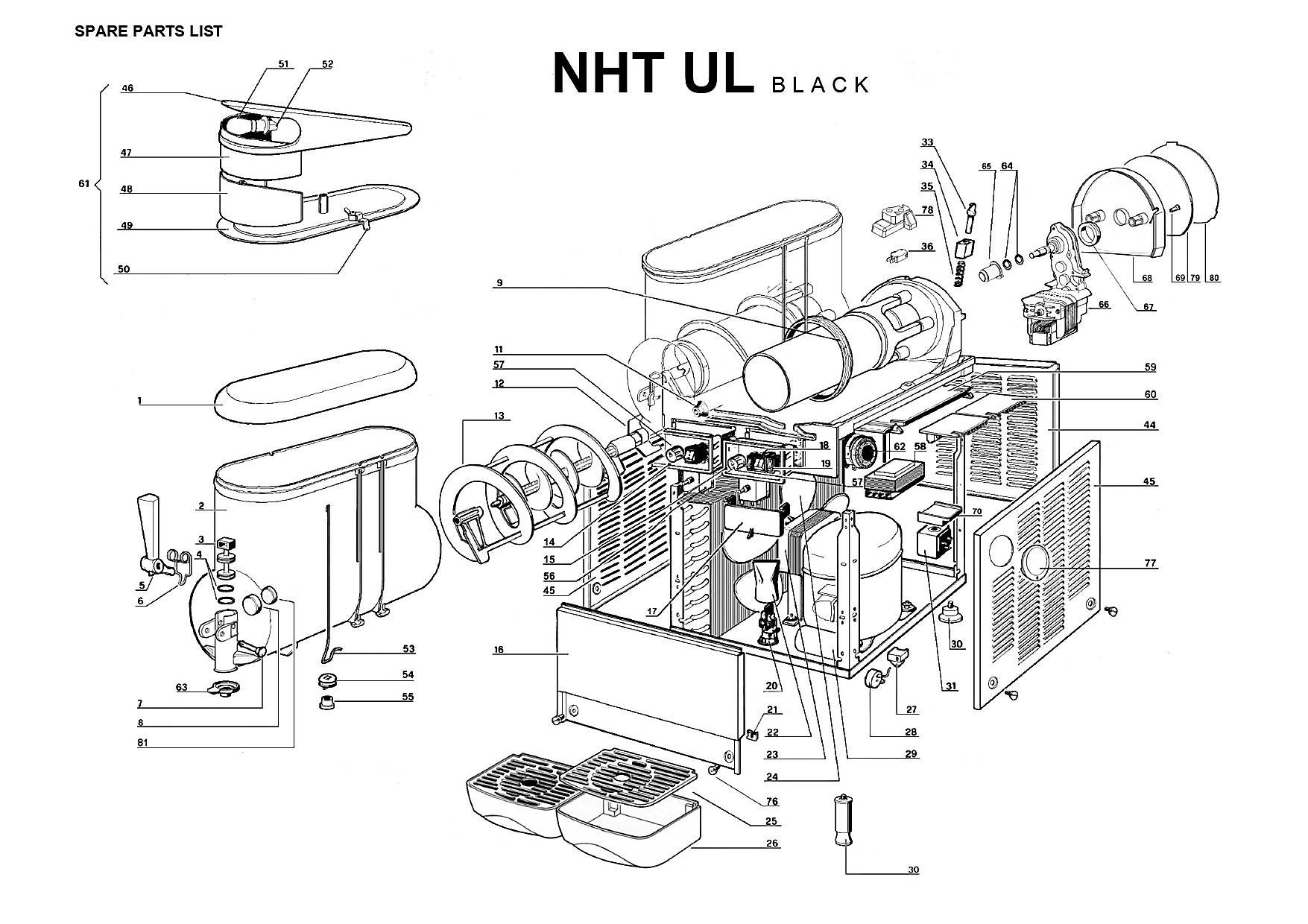 SPARE PARTS LIST