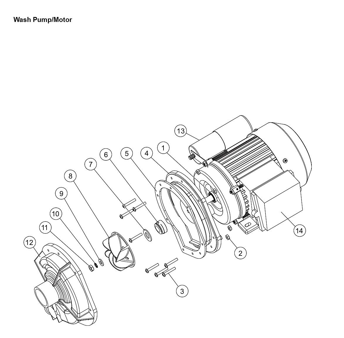 Wash Pump/Motor