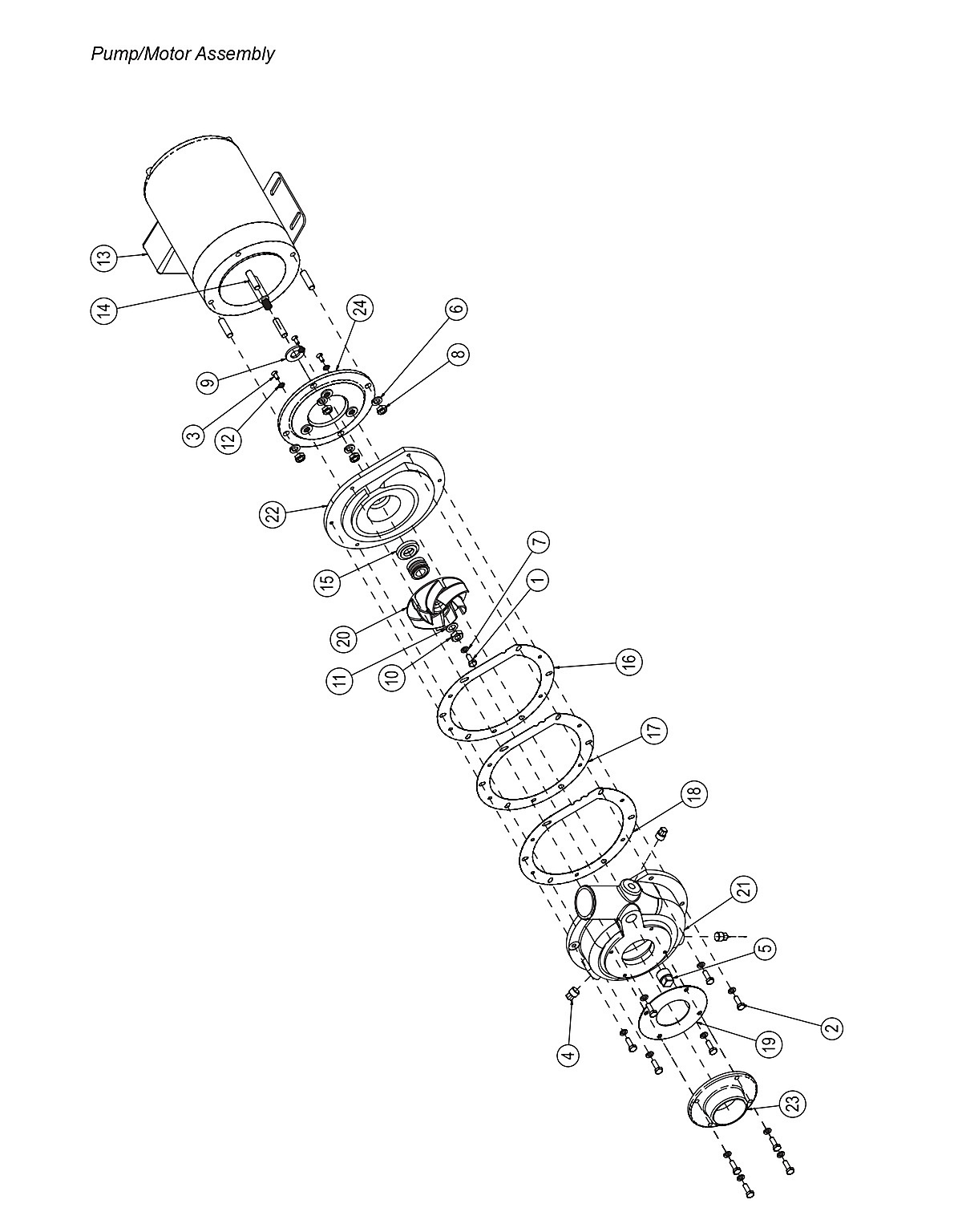 Pump/Motor Assembly