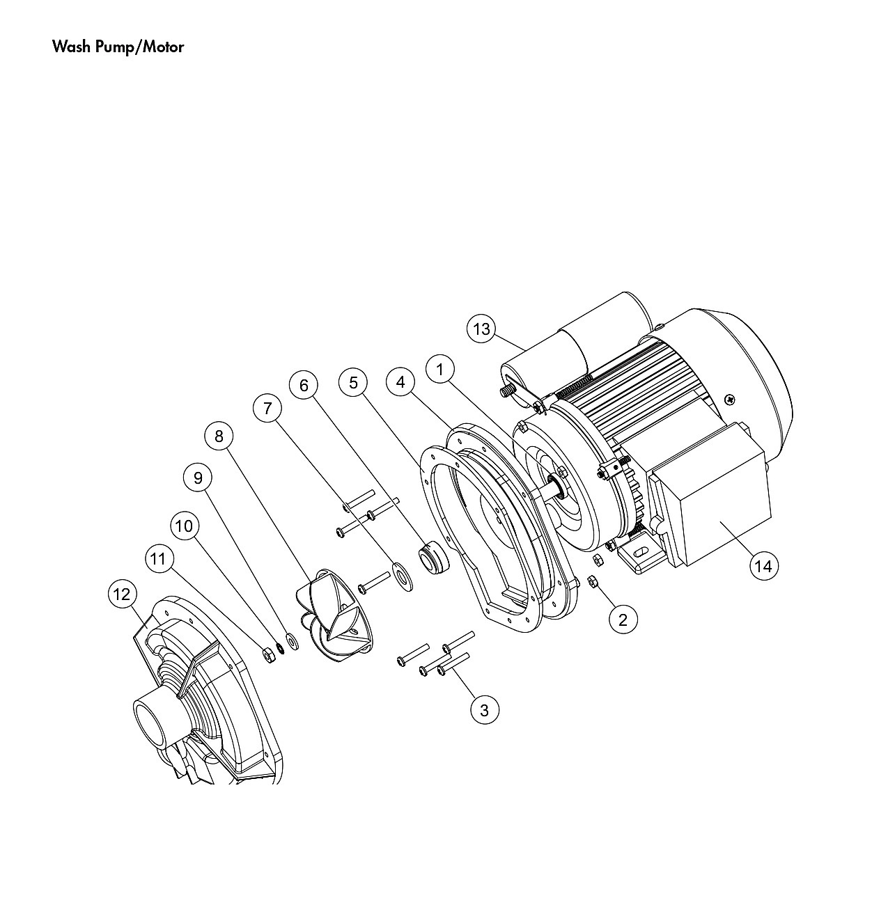 Wash Pump/Motor