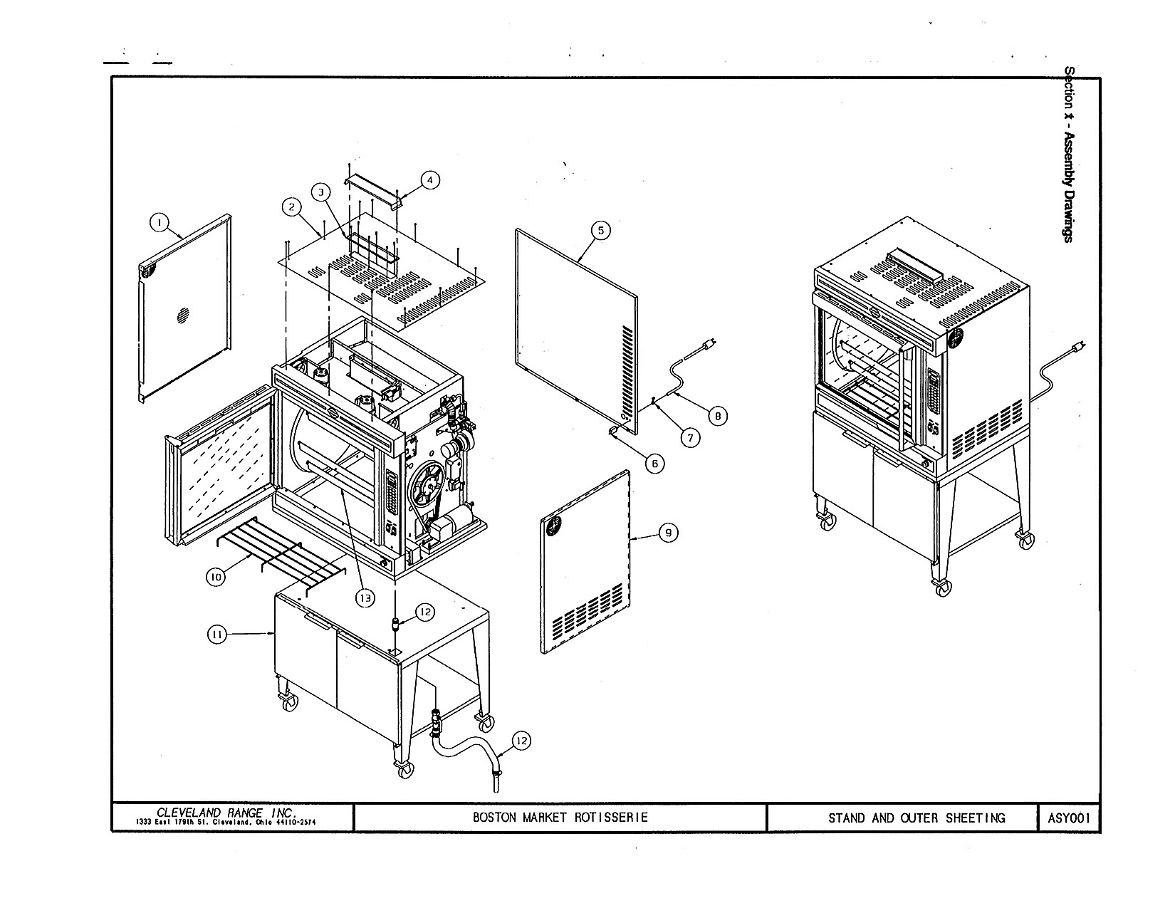STAND AND OUTER SHEETING
