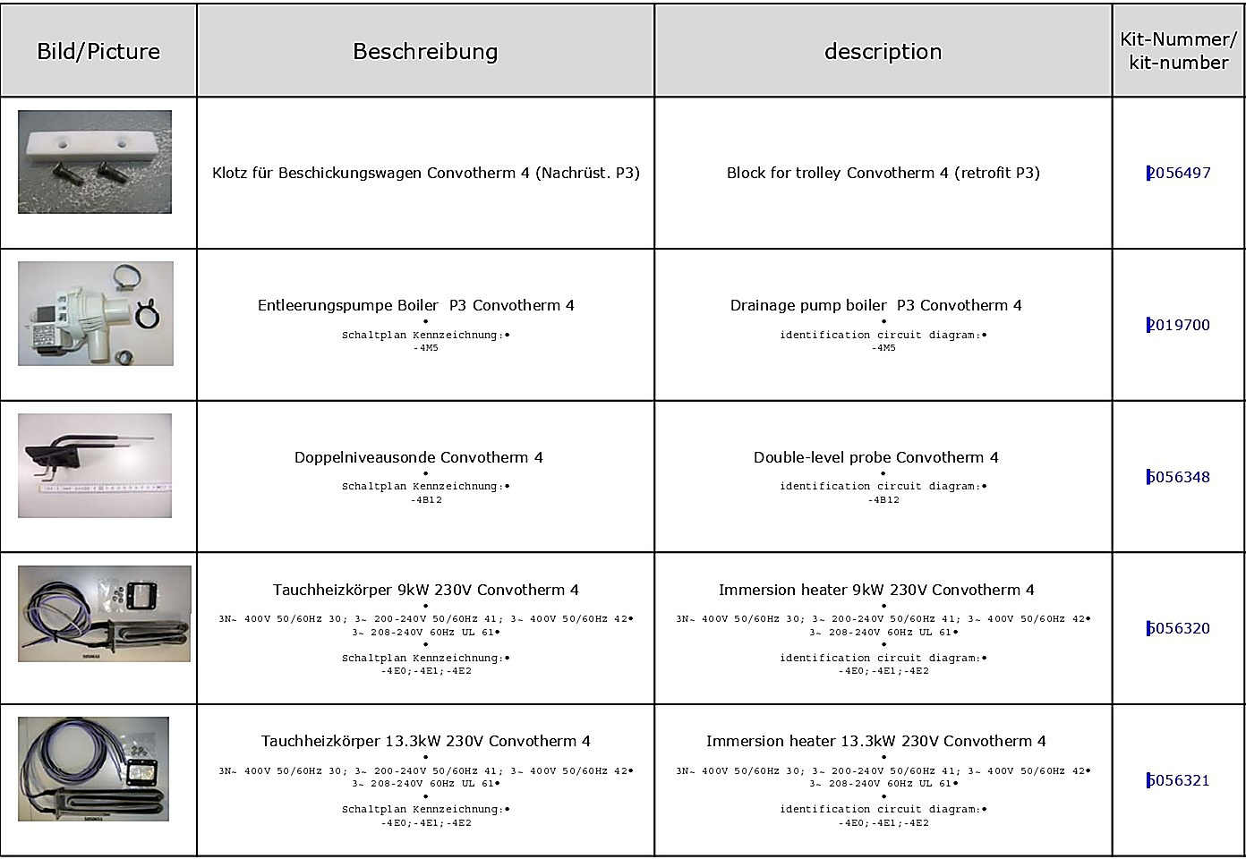 Ersatzteile/spare
