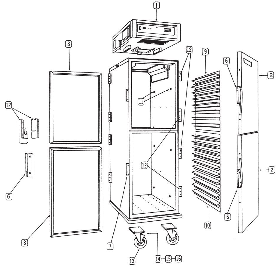 CC-2222A (1996-1997) Parts Breakdown
