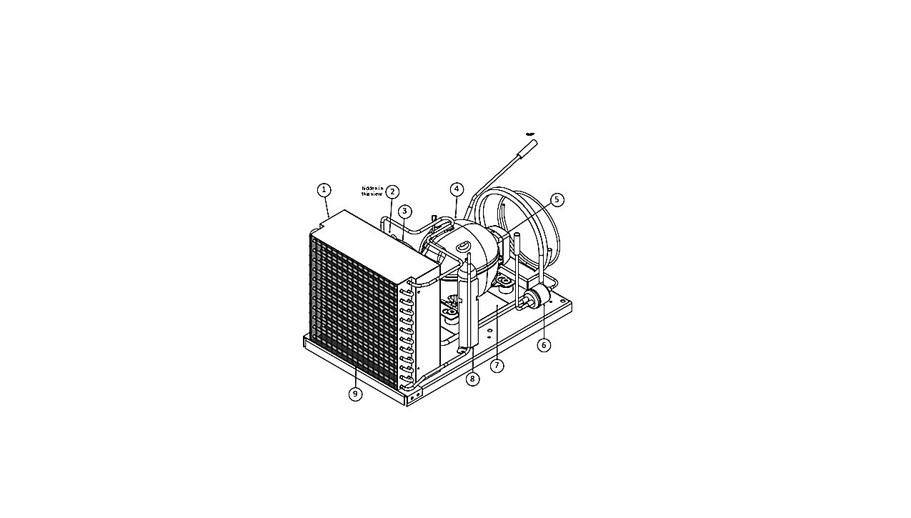 18660PTBMP 1/4HP R290 Condensing Unit Assemblies