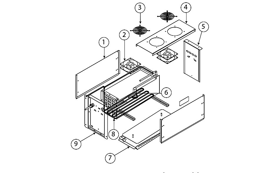 Freezer Evaporator Coil Assembly
