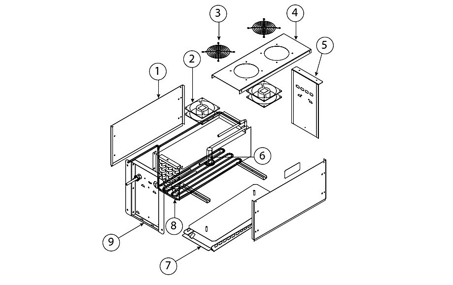 Freezer Evaporator Assemblies