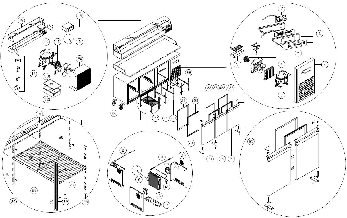 GPZ225A Parts Breakdown