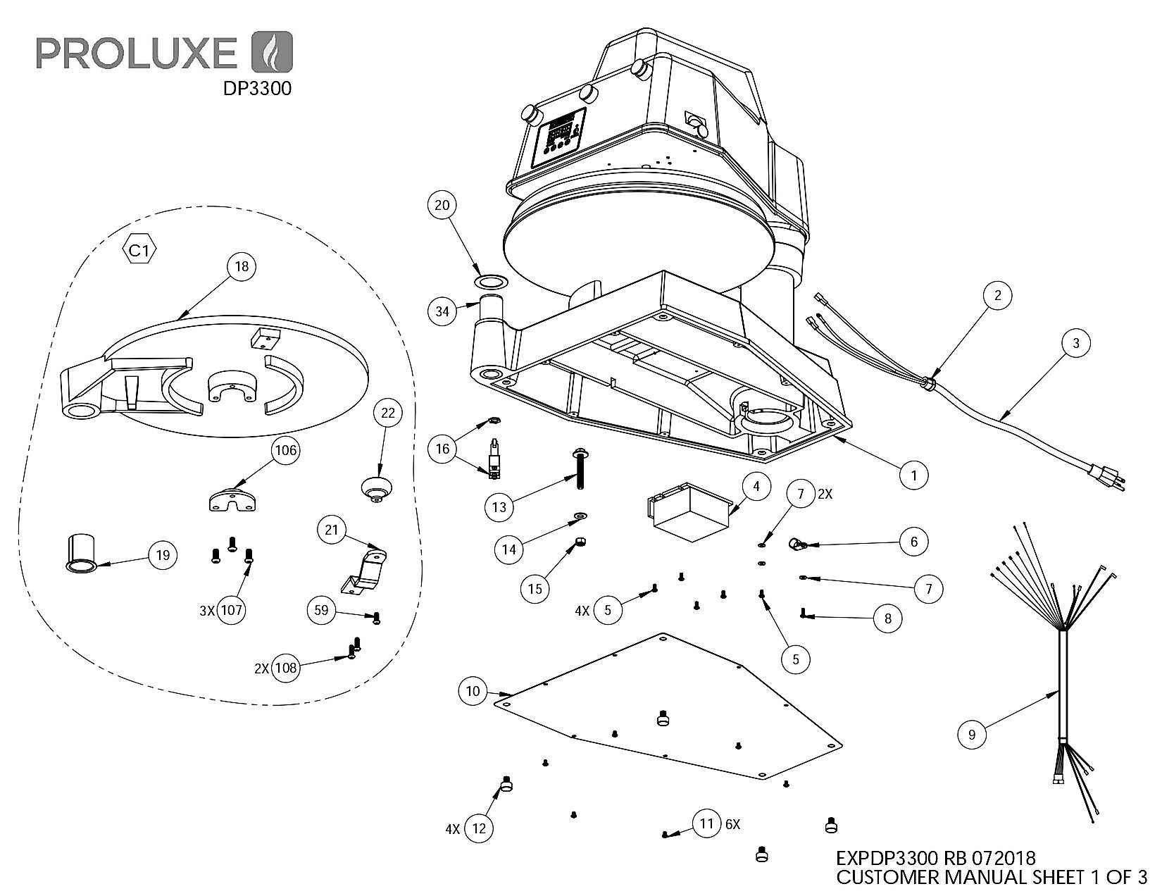 CUSTOMER MANUAL SHEET