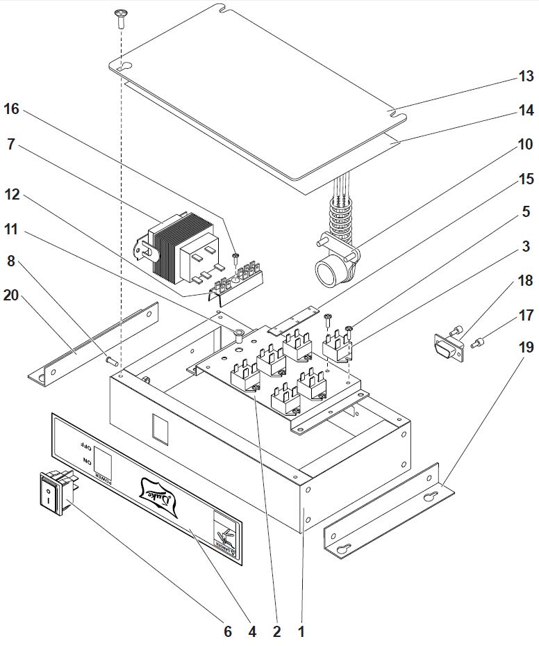 HDC3/HDC6 Dry Channel Relay Box