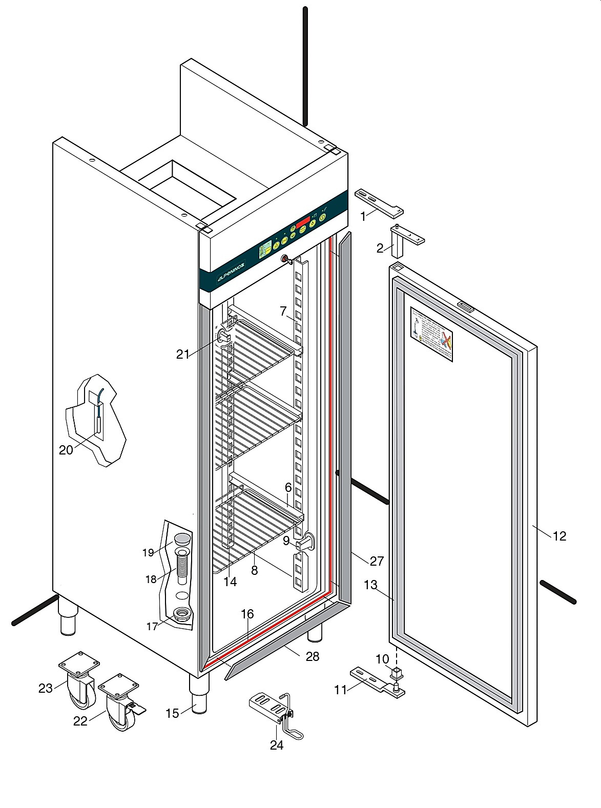 Cooling unit assembly Freezer or Refrigerated-1