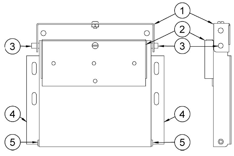 ES5M Adjustable Hinge for 2-Position Lid Opening