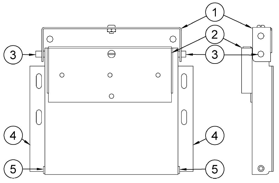 ES5PB Adjustable Hinge for 2-Position Lid Opening