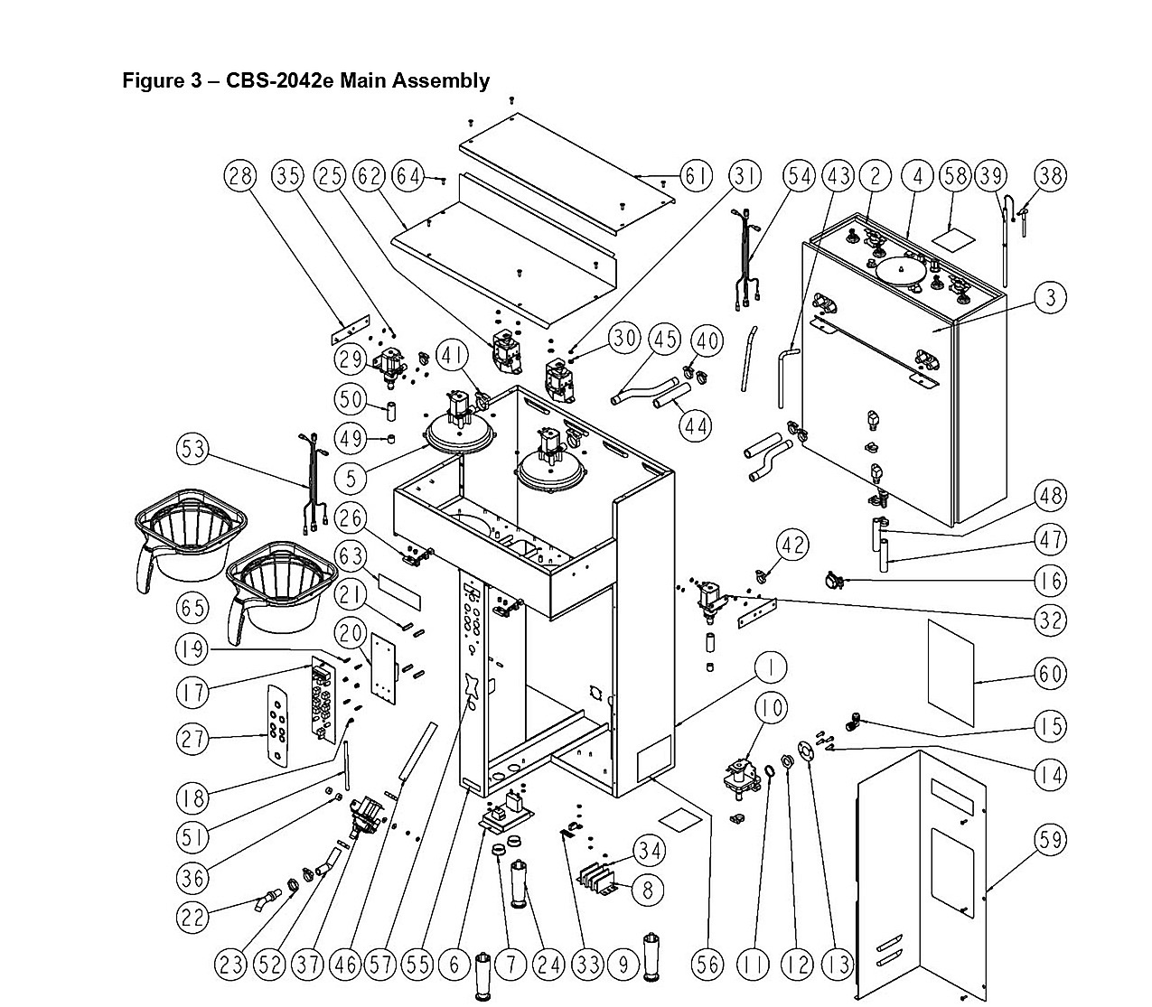 Figure 3 � CBS-2042e Main Assembly