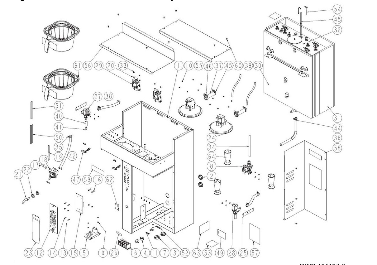 Figure 3 � CBS-2052e / 2052e20 Main Assembly