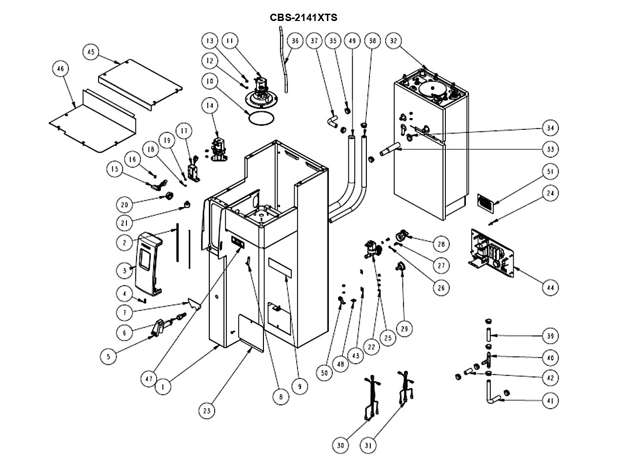 Parts Drawing CBS-2141 XTS