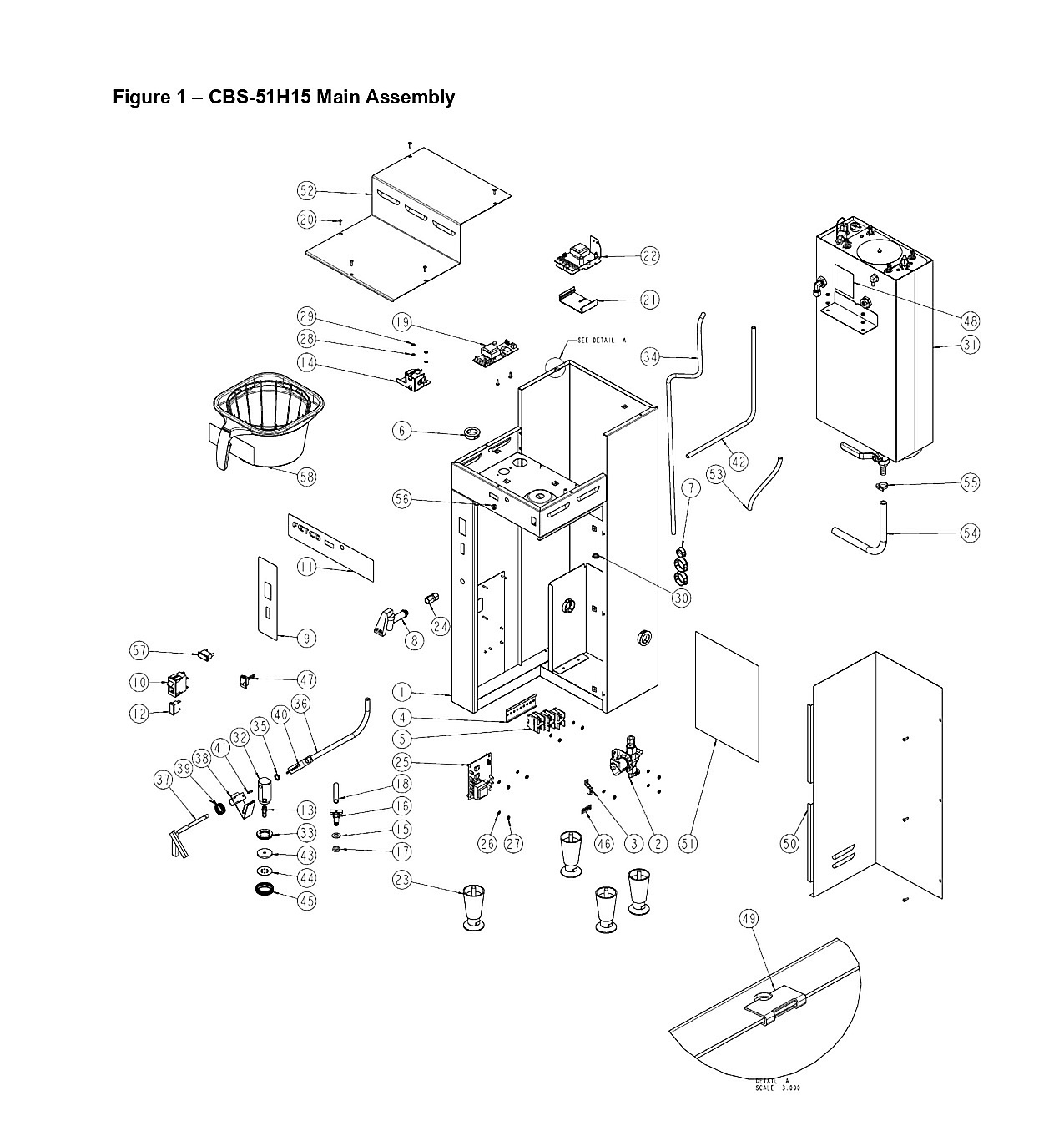 CBS-51H15 Main Assembly