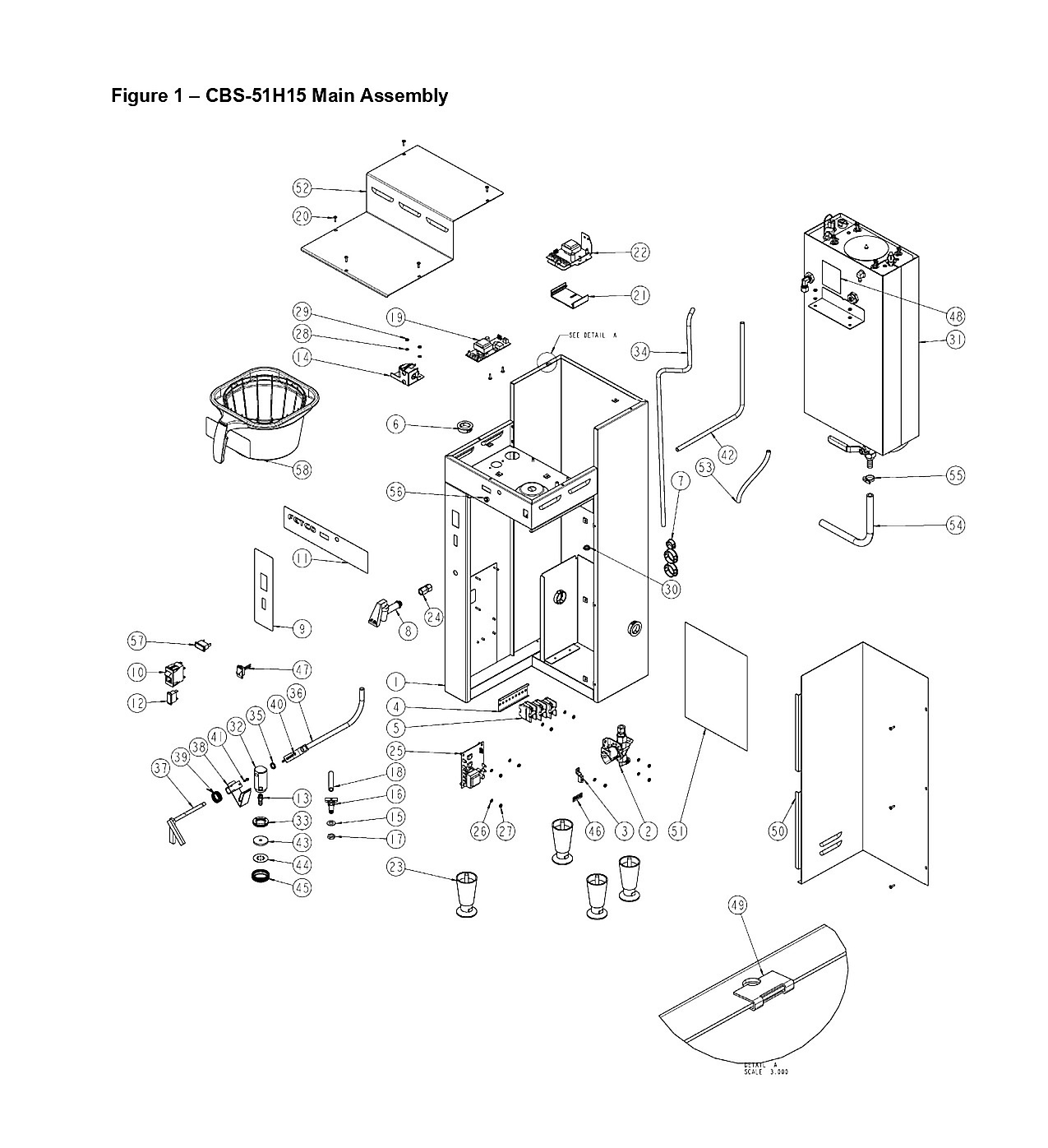 CBS-51H15 Main Assembly